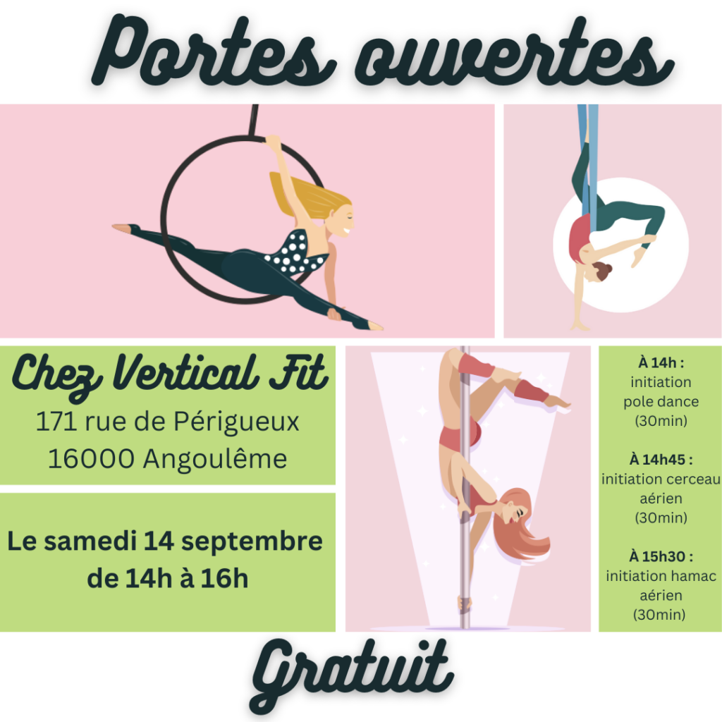 Portes ouvertes - Vertical Fit pole dance Angoulême